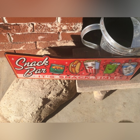 Vintage Snack Bar Lenticular Wood Sign - Picture 2 of 3